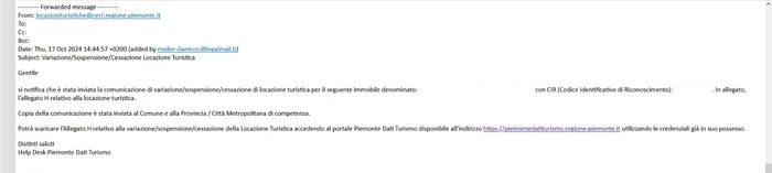 Procedura CIR Piemonte email_allegato H