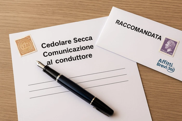 raccomandata all'inquilino