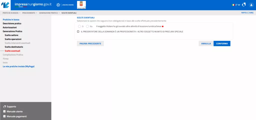 Altre attività di locazione turistica/breve Altre attività di locazione turistica/breve