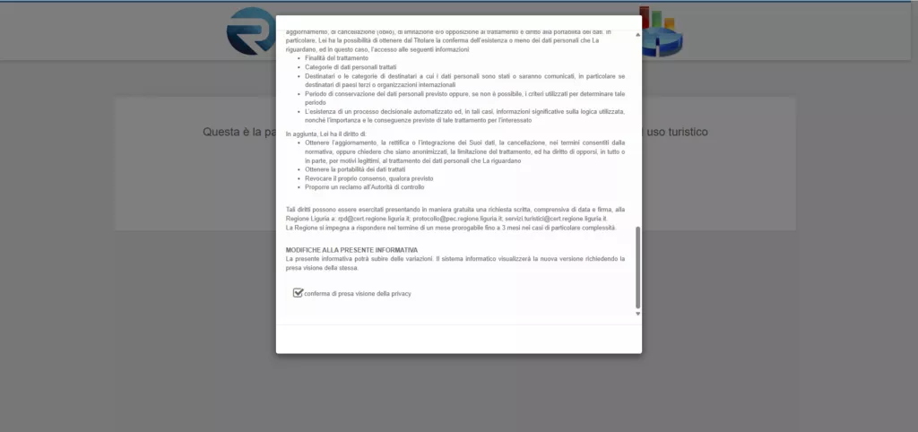 Visualizza Informativa privacy